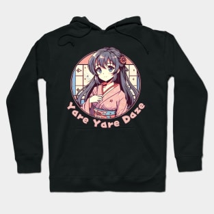 Japanese Anime Yare Yare Hoodie